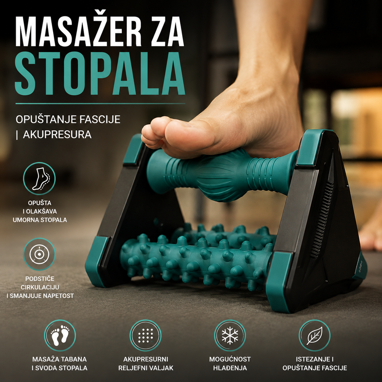 Masažer za Stopala 4u1