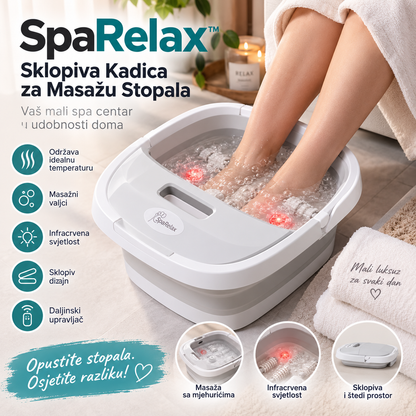 SpaRelax-Sklopiva Kadica za Masažu Stopala