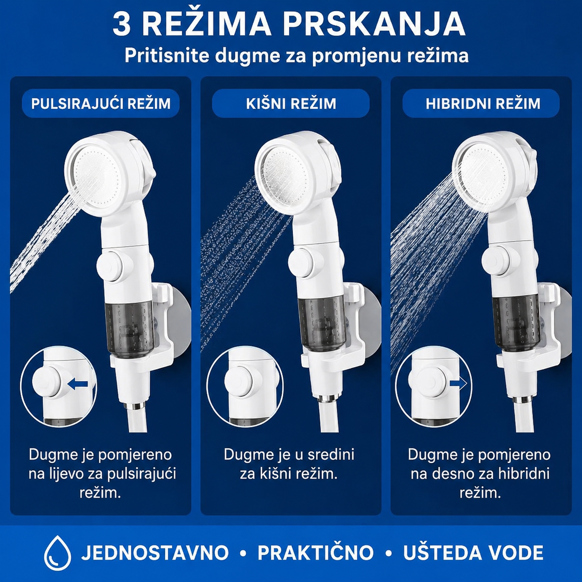 Električni Tuš sa Baterijom