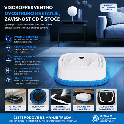 PAMETNI ROBOT ČISTAČ PODOVA 3u1