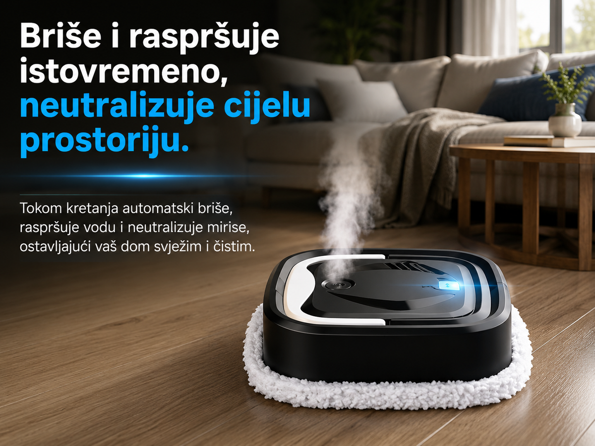 PAMETNI ROBOT ČISTAČ PODOVA 3u1
