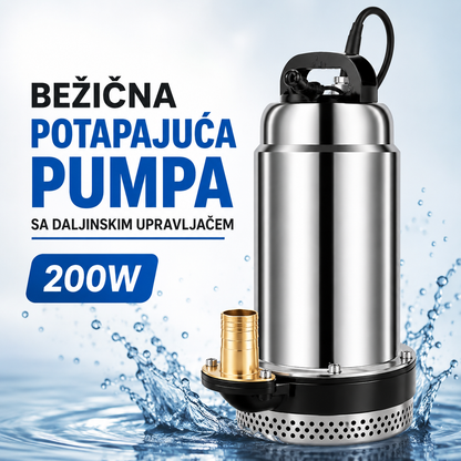 AquaPower Pro – Bežična Potapajuća Pumpa sa Daljinskim Upravljačem