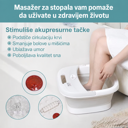 SpaRelax-Sklopiva Kadica za Masažu Stopala