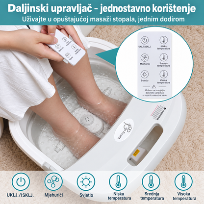 SpaRelax-Sklopiva Kadica za Masažu Stopala