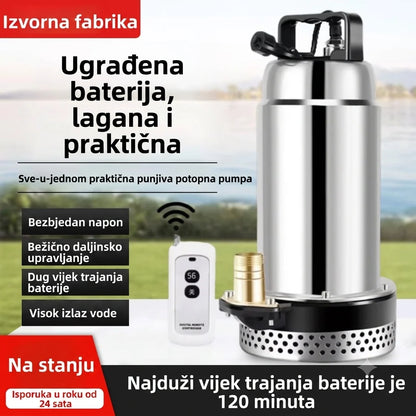 AquaPower Pro – Bežična Potapajuća Pumpa sa Daljinskim Upravljačem