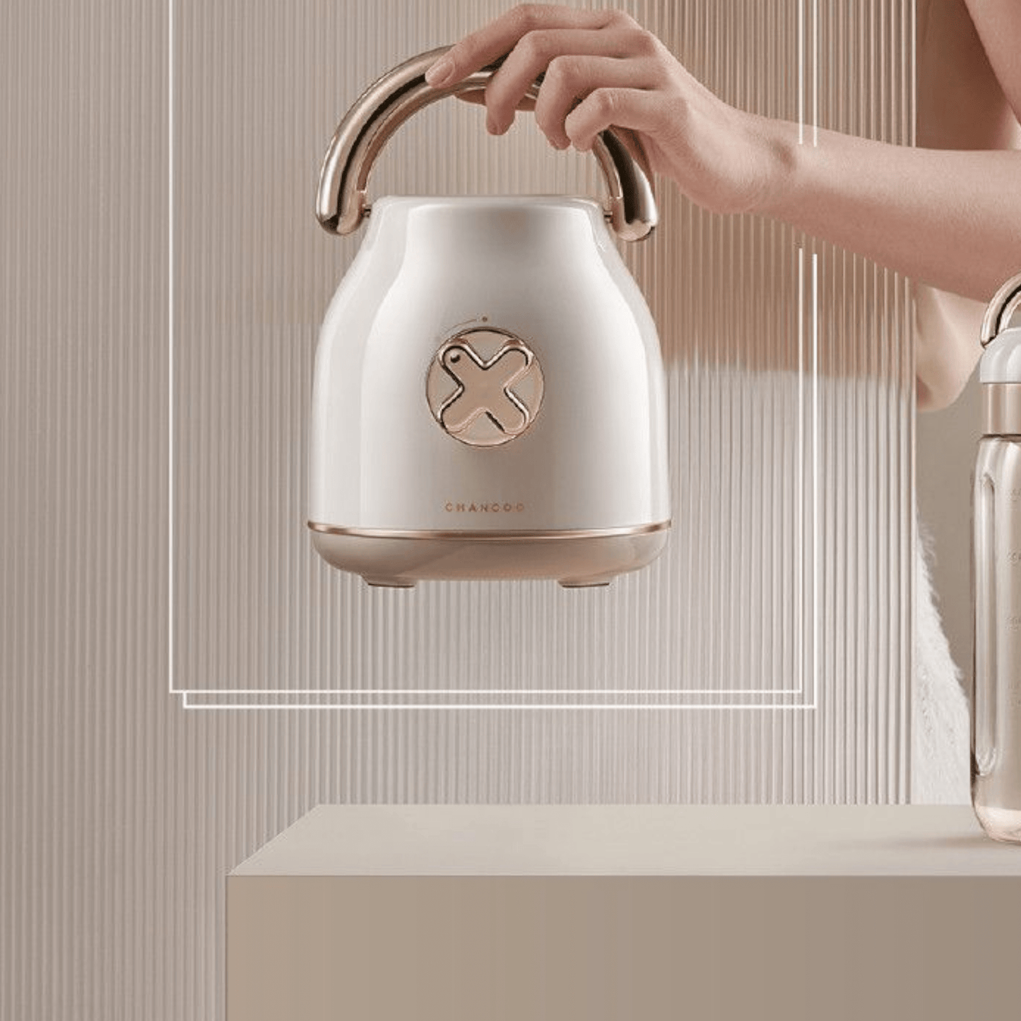 Mini Retro Blender-Sokovnik s Dvije Boce